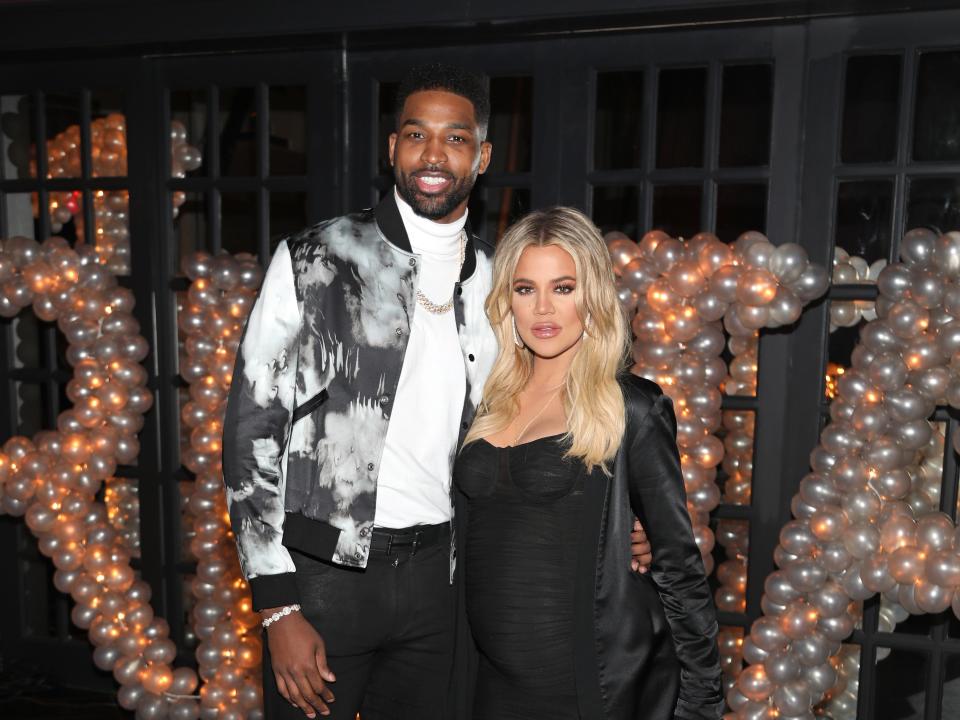 Khloe Kardashian and Tristan Thompson