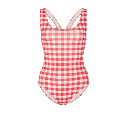 Solid & Striped Annemarie Gingham One Piece Swimsuit