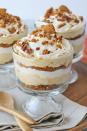 <p>Pump[kin] it up!</p><p>Get the recipe from <a href="http://www.glorioustreats.com/2016/09/pumpkin-cheesecake-trifle.html" rel="nofollow noopener" target="_blank" data-ylk="slk:Glorious Treats;elm:context_link;itc:0;sec:content-canvas" class="link ">Glorious Treats</a>.</p>