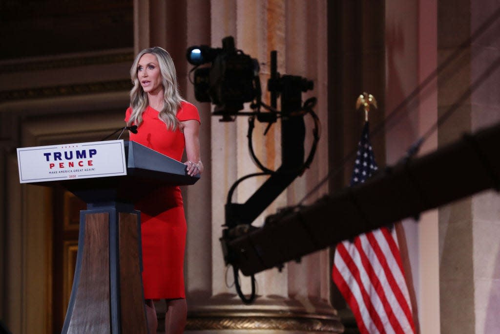 Lara Trump speaks at the 2020 RNC