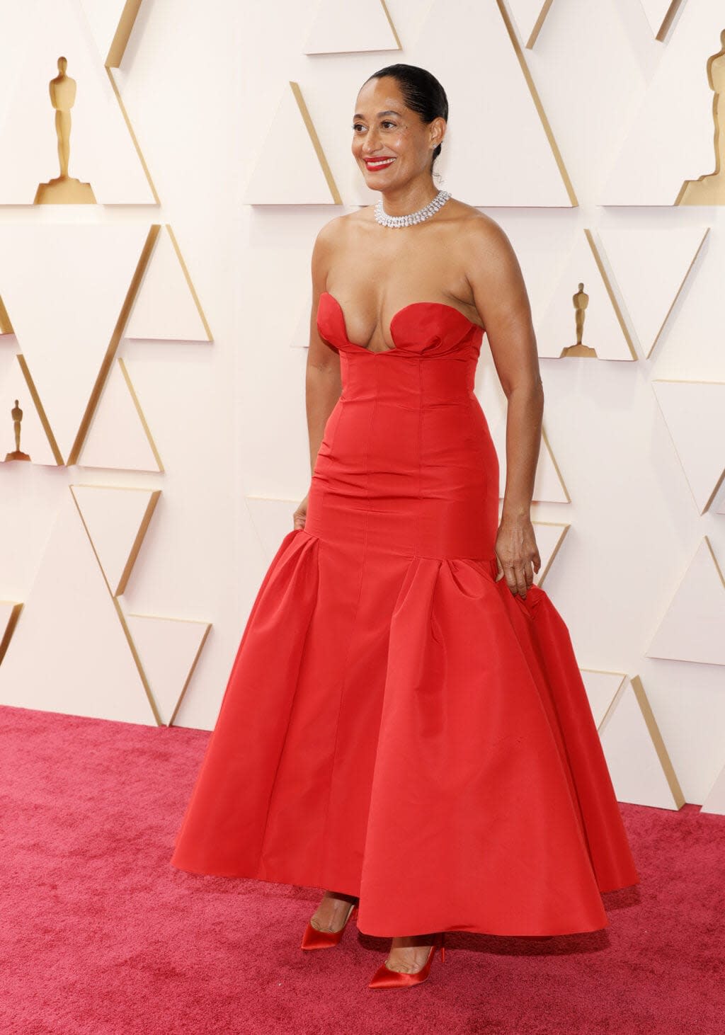 Tracee Ellis Ross in Carolina Herrera<br>Photo: Mike Coppola/Getty Images