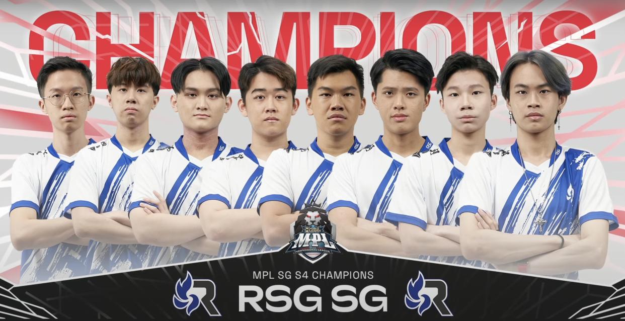 RSG are the MPL SG S4 champions (Screenshot by Aloysius Low)