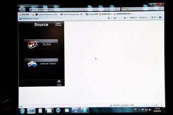 ● NP Controller軟件，主介面可以選擇DLNA訊源或互聯網電台。