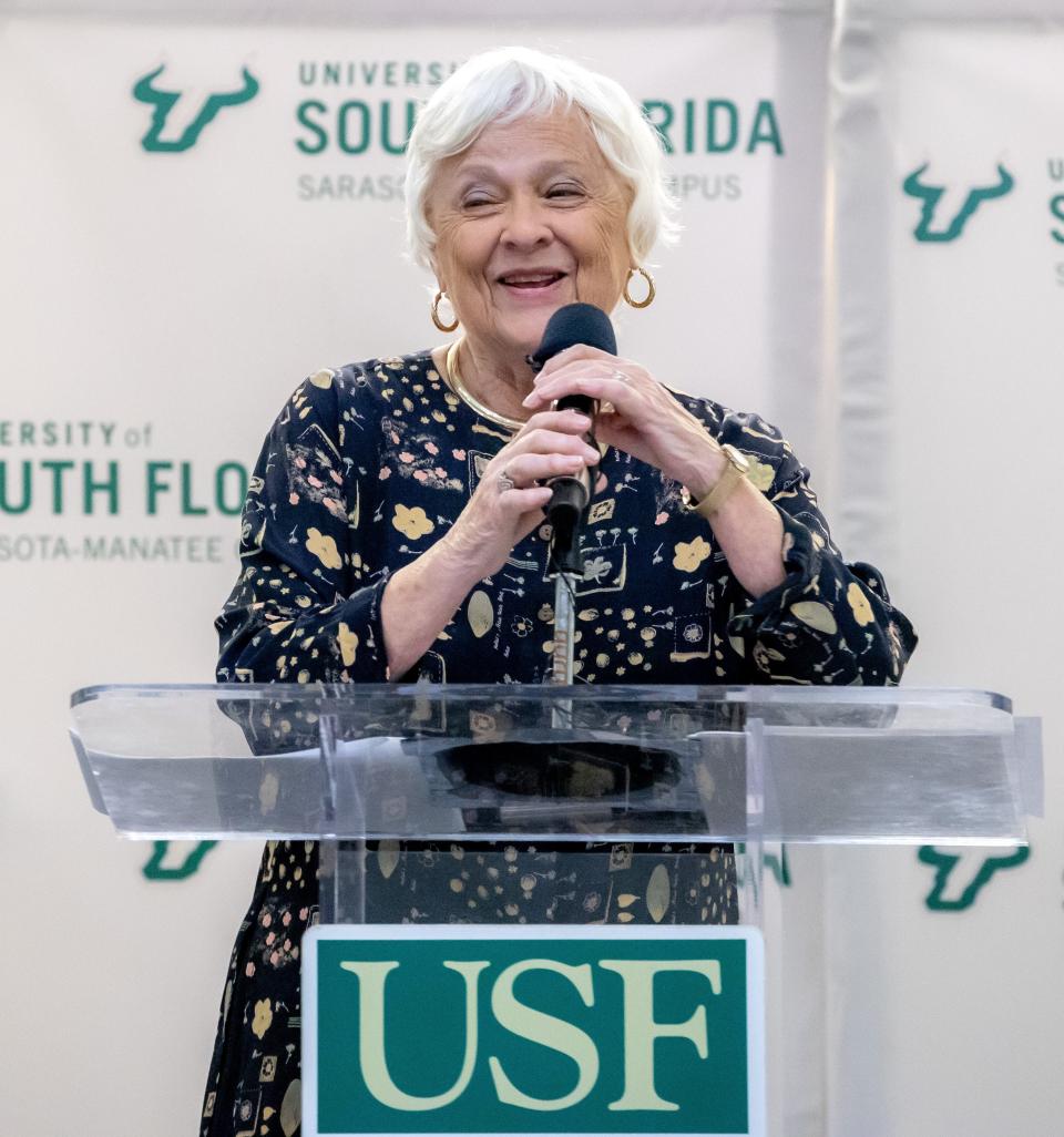 “I cannot think of anything more important than young people going into teaching," USF Sarasota-Manatee campus Regional Chancellor Karen Holbrook said.