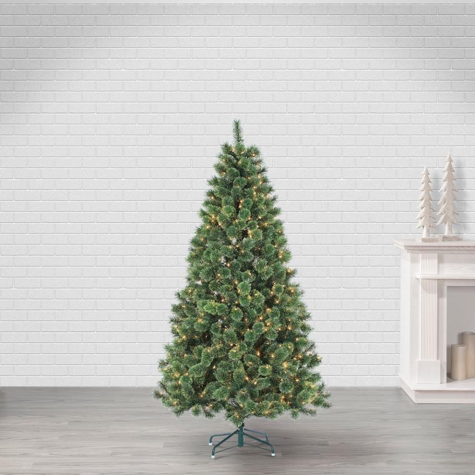 artificial christmas tree west elm cashmere pine