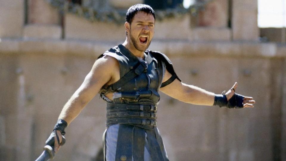 Russell Crowe in "Gladiator"