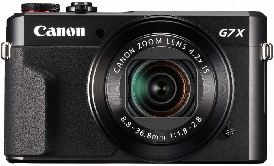 Canon PowerShot G7 X Mark II in black