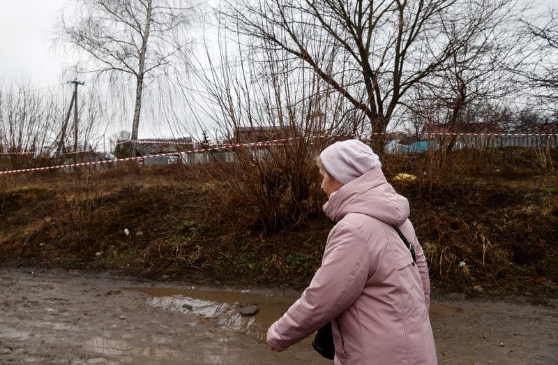 Scene of alleged Ukrainian drone explosion in Tula region