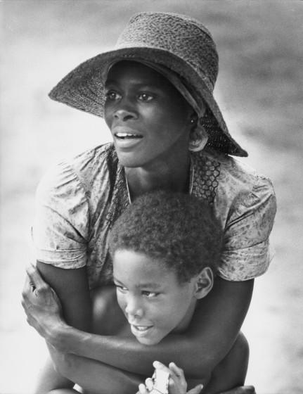 Actress Cicely Tyson in a scene from the movie "Sounder."