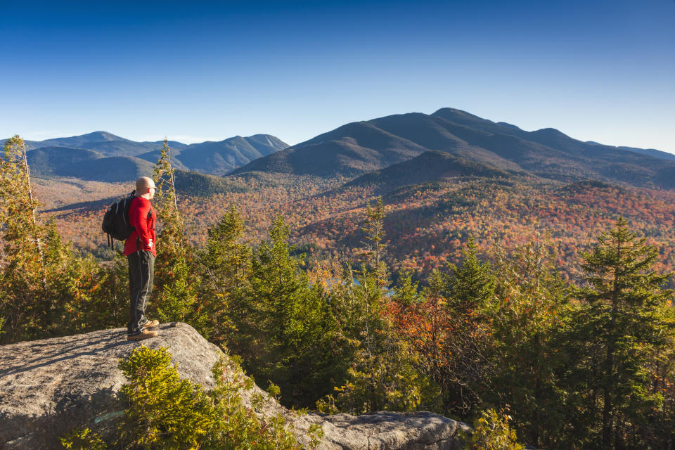 a view of the the Adirondacks in Upstate New York