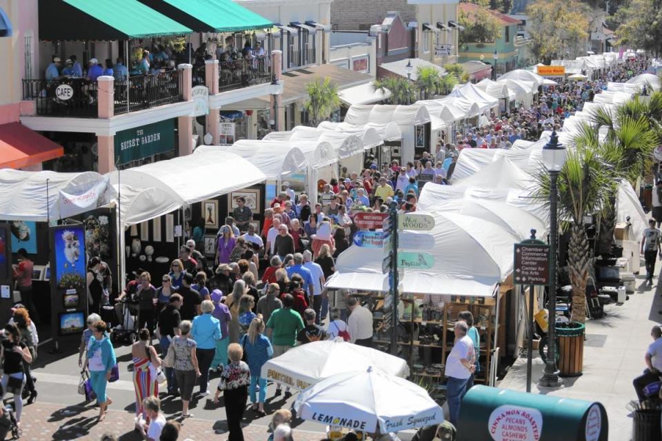 The Halifax Art Festival in Daytona Beach.