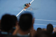 Tennis - Australian Open - Women's Singles Final - Melbourne Park, Melbourne, Australia, January 26, 2019. Japan's Naomi Osaka celebrates after winning the match against Czech Republic's Petra Kvitova. REUTERS/Aly Song