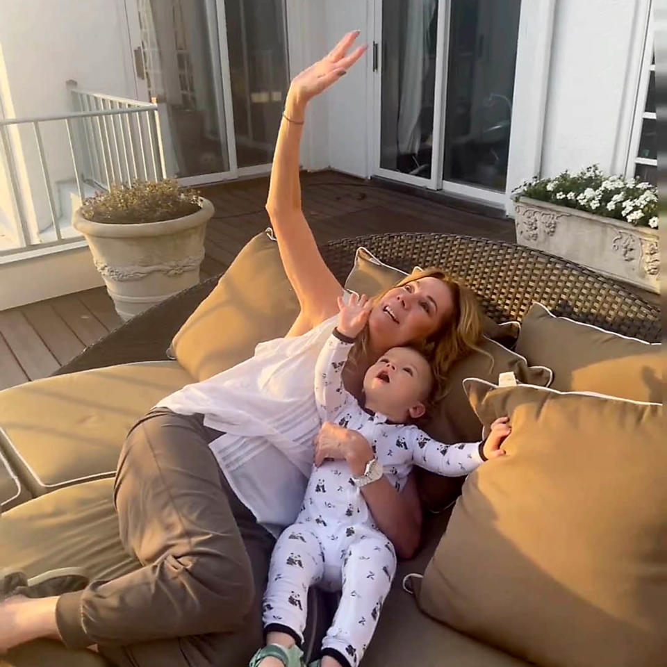 Kathie Lee Gifford and grandson Frankie (@mrsamerikagifford via Instagram)