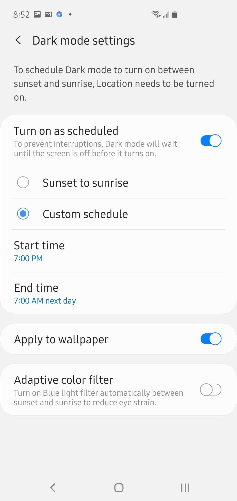 How to get dark mode on Android 2