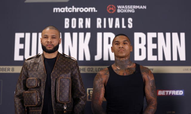 Benn and Chris Eubank Jr were due to fight at London's O2 Arena 