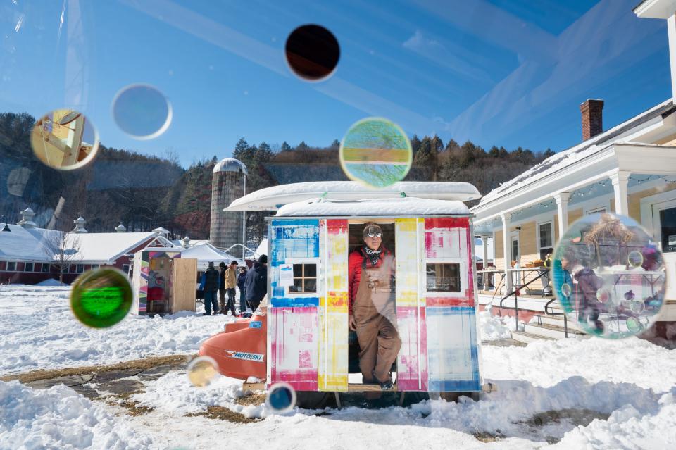 Ice-fishing is perhaps at its most creative during the Artful Ice Shanties event in Brattleboro. The 2022 event drew around 1,700 people to see people's creative interpretations of shelter used for winter anglers. The 2023 event will be February 18-26 at the Brattleboro Retreat and  hosted by the Brattleboro Museum & Art Center.