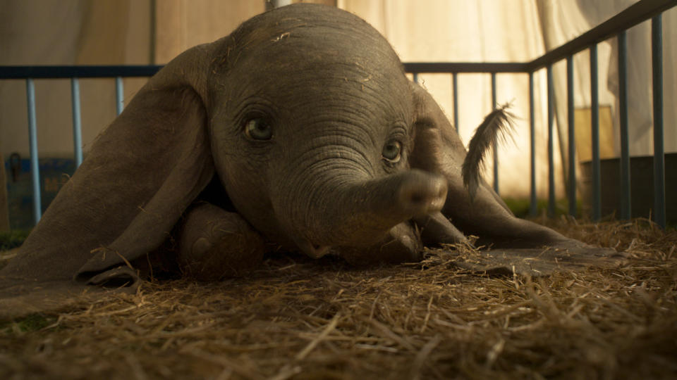 This image released by Disney shows a scene from "Dumbo." (Disney via AP)