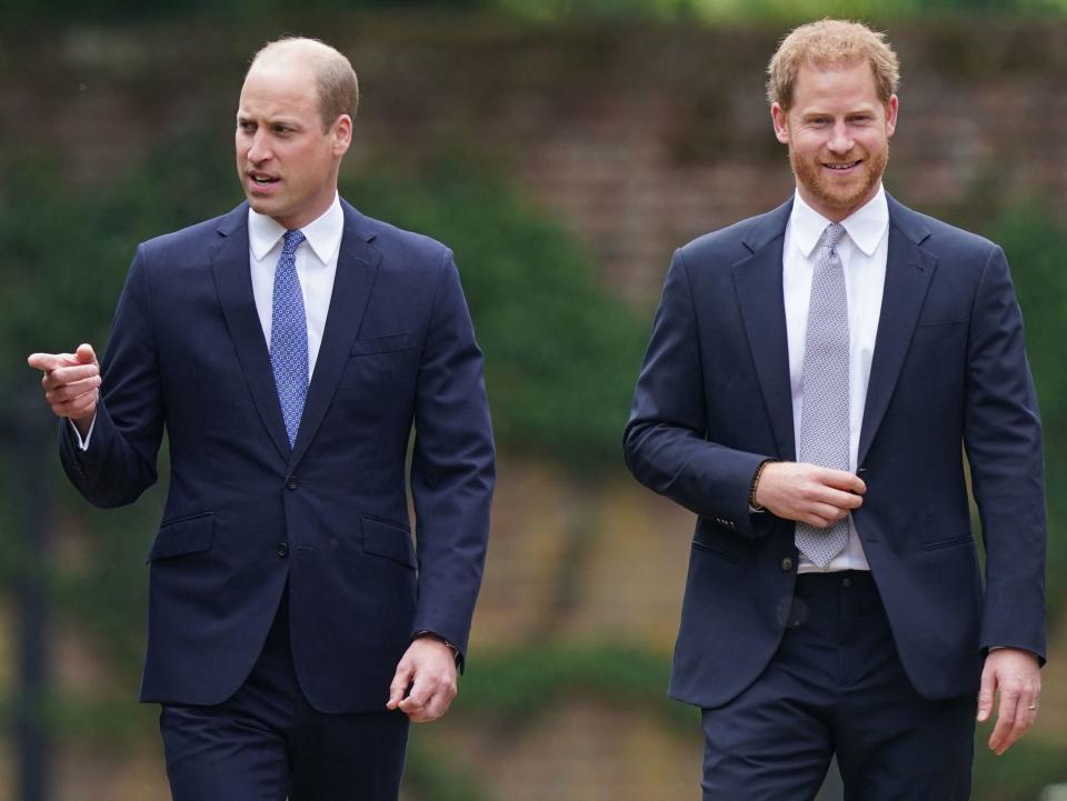 All the Photos of Prince Harry and Prince William at Princess Diana's Statue Unveiling