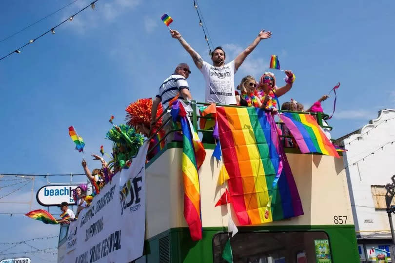 A previous Pride Blackpool parade