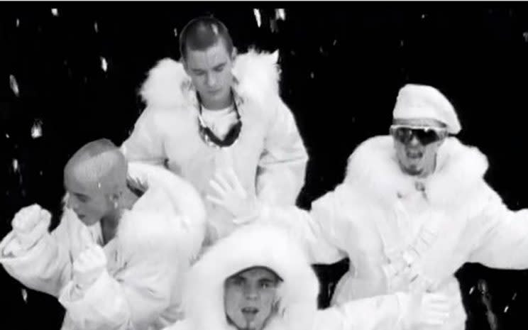 East 17 in the Stay Another Day video