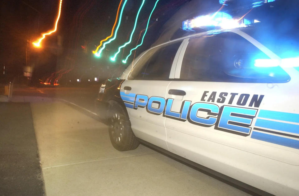 An Easton police cruiser in an undated file photo.