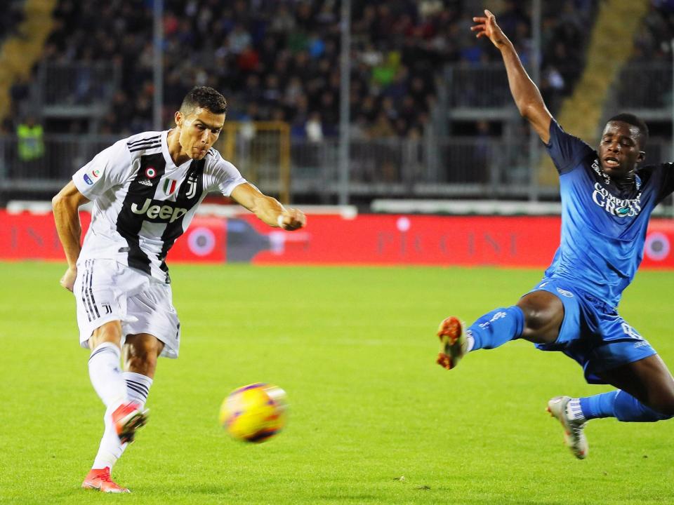 Cristiano Ronaldo goal: Juventus striker scores stunning second against Empoli in Serie A