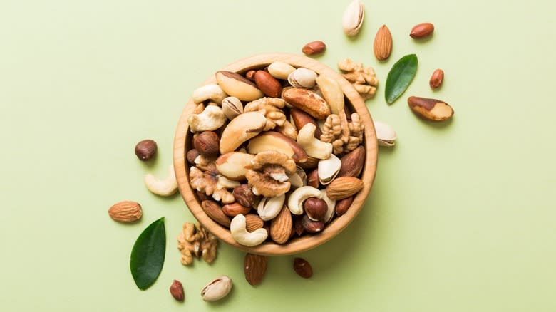 bowl of mixed nuts