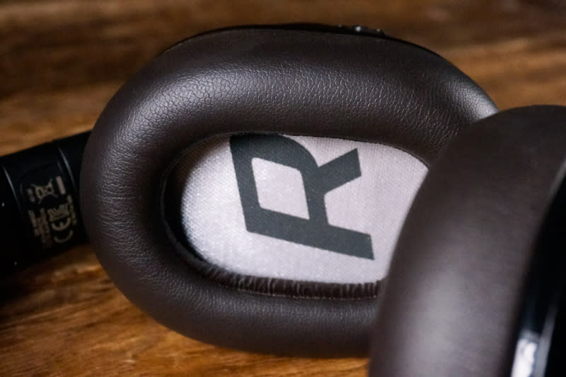 Nice plush earcups make for hours of comfortable listening.