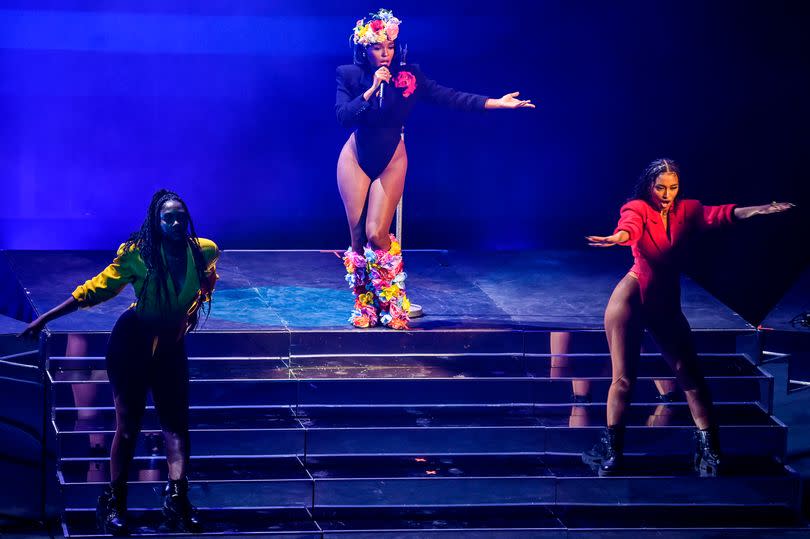 Janelle Monae on stage in Manchester -Credit:Joel Fildes