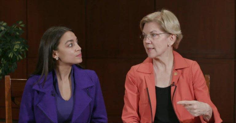 Elizabeth Warren and Alexandria Ocasio-Cortez have called on US Treasury Steven Mnuchin to disclose more information about his role in the demise of Sears, the department store chain for which he served as a board member prior to its bankruptcy. In a letter to Mnuchin, Senator Warren and Representative Ocasio-Cortez said they were "deeply concerned by the financial engineering and potentially illegal activity" that took place at Sears while he was a board member, which lead to thousands of employees losing their jobs.The duo announced the letter in a video shared on Twitter in which Senator Warren shared a story about her mother getting a full-time job answering phones at Sears after her father suffered a heart attack, impending his ability to work.“Today, it’s a very different Sears,” Senator Warren said. This different version of the retail giant began in the early 2000s, when Mr Mnuchin joined the company’s board at the request of his friend and college roommate, then-CEO Edward Lambert, who Representative Ocasio-Cortez says “drove the company into the ground,” citing, among other things, a loss of a quarter million jobs under Mr Lambert’s leadership.Last month, Sears named Mr Mnuchin in a lawsuit against Mr Lambert alleging board members helped the former CEO strip more than $2b from the company. Senator Warren and Representative Ocasio-Cortez are asking Mr Mnuchin in he was involved in any discussions surrounding Sears’s pension plan."He is a walking example of what happens when rich and powerful people put other rich and powerful people into power," Representative Ocasio-Cortez says of Mr Mnuchin in the video.Her video with Senator Warren marks the second Democrat hoping to be the presidential nominee that Representative Ocasio-Cortez has worked with lately. Earlier this month, the Bronx native teamed up with Bernie Sanders to back a bill that would cap credit card interest rates.'