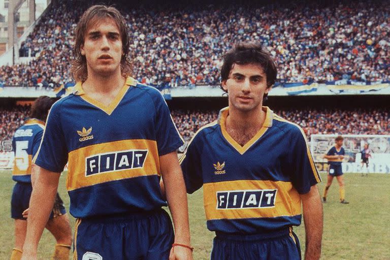 Entre Batistuta (11) y Latorre (9) marcaron 20 de los 42 goles que hizo Boca en el Clausura 91