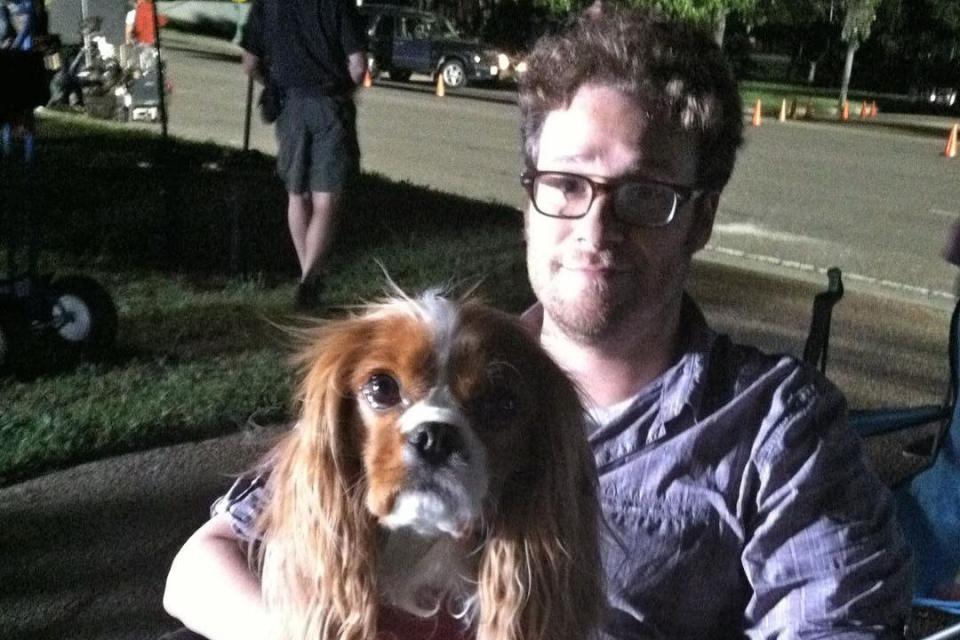 Seth Rogen/Instagram Seth Rogen and dog Zelda