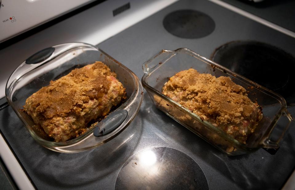 Stacey Rauch's "Ham Loaf" in her kitchen at her home on December 7, 2022 in Lancaster, Ohio.
(Photo: Ty Wright/Eagle Gazette)