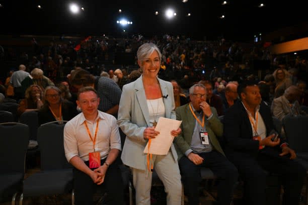 File: Liberal Democrat deputy leader Daisy Cooper after her speech to the conference at Bournemouth International Centre on 24 September 2023 (Getty Images)