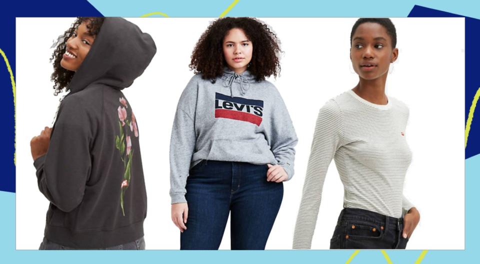 You'll be staying in in style with these finds from Levi's.  (HuffPost )