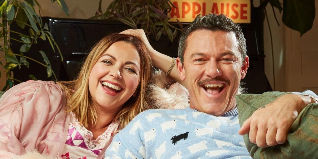 charlotte church, luke evans, celebrity gogglebox