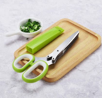 Some scissors designed specifically for cutting herbs