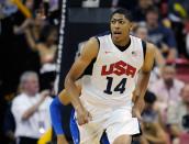 <p>In what would have been his second Olympics, knee and shoulder injuries halted New Orleans basketball player Anthony Davis from attending this year’s Games. (Getty) </p>