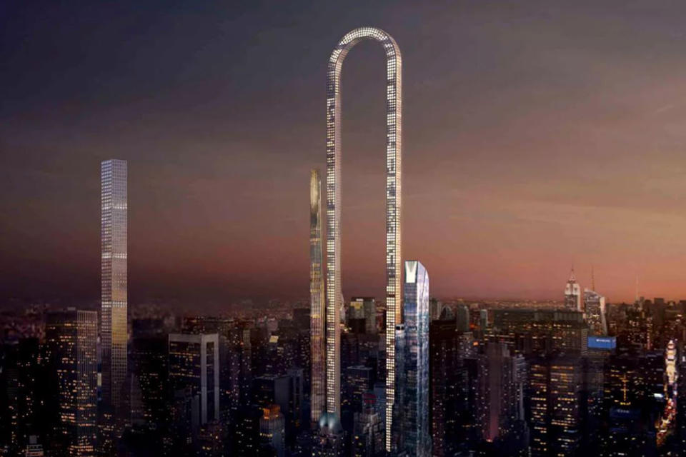 Plan's have been unveiled for an incredible new u-shaped skycraped dubbed The Big Bend: oiio