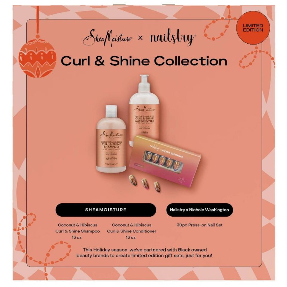 <p><a href="https://go.redirectingat.com?id=74968X1596630&url=https%3A%2F%2Fwww.target.com%2Fp%2Fsheamoisture-richness-of-shine-shampoo-38-conditioner-gift-set-26-fl-oz-3ct%2F-%2FA-88762381&sref=https%3A%2F%2Fwww.oprahdaily.com%2Fbeauty%2Fg28354325%2Fbest-beauty-gifts%2F" rel="nofollow noopener" target="_blank" data-ylk="slk:Shop Now;elm:context_link;itc:0;sec:content-canvas" class="link ">Shop Now</a></p><p>Richness of Shine Shampoo & Conditioner Gift Set</p><p>target.com</p><p>$24.99</p>