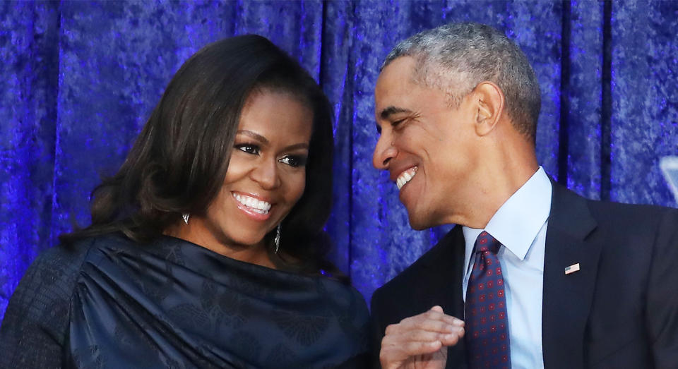 Michelle Obama admitted her and Barack once had marriage counselling. [Photo: Getty]