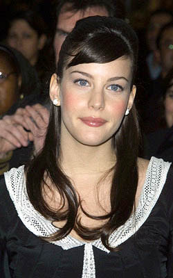 Liv Tyler at the New York premiere of New Line's The Lord of The Rings: The Fellowship of The Ring