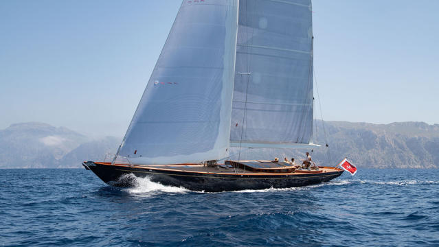 Spirit's Elegant New Wooden Sailing Yacht Was Made to Cruise the  Mediterranean in Style - Yahoo Sports