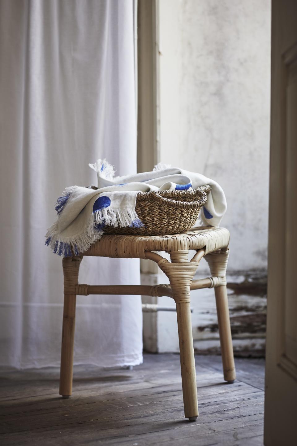 This stool is the perfect bedside addition. Because what city dweller can <em>really</em> fit a full-size nightstand in their bedroom? <a rel="nofollow noopener" href="https://www.ikea.com/" target="_blank" data-ylk="slk:SHOP NOW;elm:context_link;itc:0;sec:content-canvas" class="link ">SHOP NOW</a>: TÄNKVÄRD Stool by IKEA, $39, ikea.com.