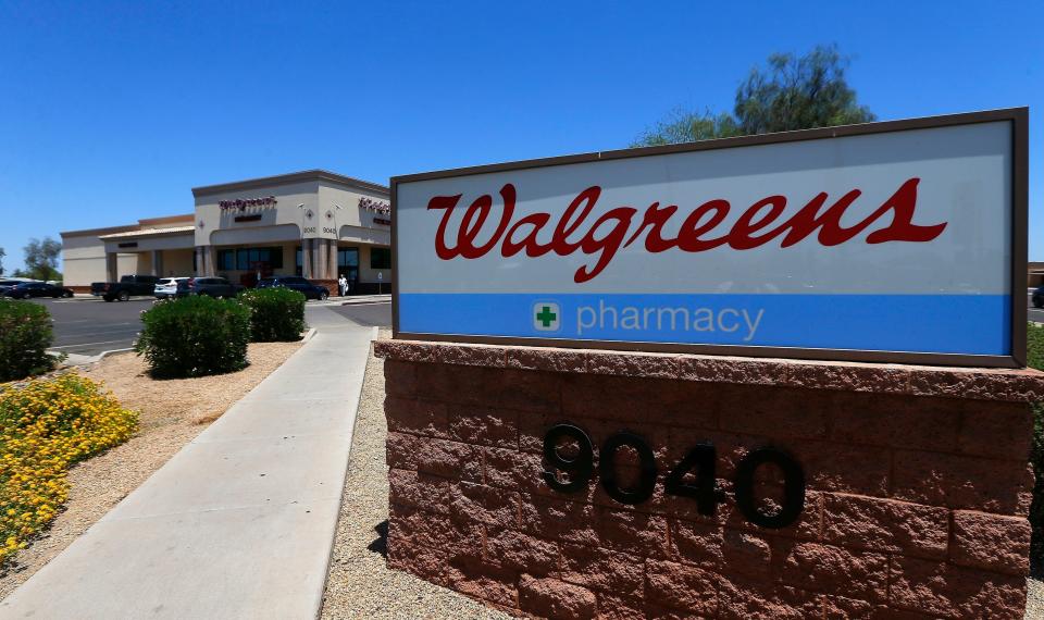 Walgreens said that only two of its nearly 9,000 pharmacies were affected by the walkouts Monday. Walkout organizers said it was more than two dozen.
