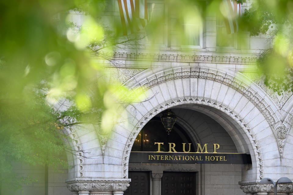 The Trump International Hotel is seen in Washington, U.S. September 28, 2020. REUTERS/Erin Scott