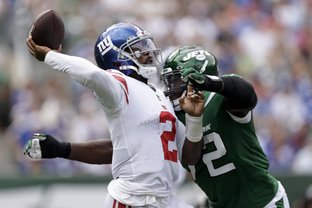 Jets' Flacco, starting O struggle; Giants' Taylor injured