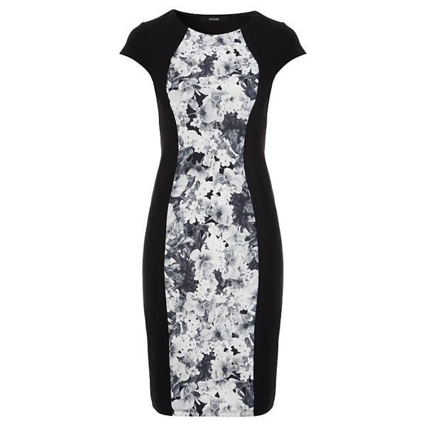 <a href="http://direct.asda.com/george/womens/dresses/monochrome-panel-front-dress/G004176102,default,pd.html" rel="nofollow noopener" target="_blank" data-ylk="slk:Monochrome Illusion Panel Front Dress - £18.00 – George at Asda;elm:context_link;itc:0;sec:content-canvas" class="link "><b>Monochrome Illusion Panel Front Dress - £18.00 – George at Asda</b></a><br><br>Wear this optical illusion dress with bright white heels for a stylish look this season.