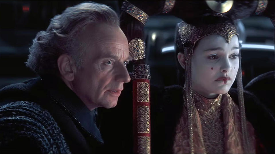 Star Wars Episode 1 Phantom Menace Palpatine Padme