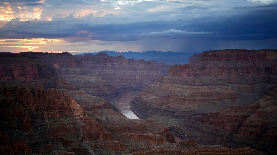 The Colorado River flows through the Grand Canyon on the Hualapai reservation. - John Locher/AP